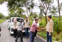 Terkait Proyek pengaspalan dengan nilai pagu anggaran senilai 3 Miliar Desa Pulau Semambu Komisi III DPRD Ogan Ilir Langsung Sidak Ke Lokasi